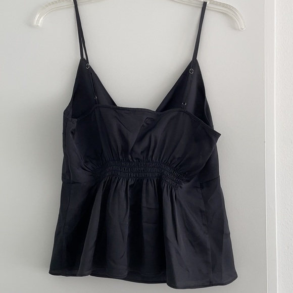NWOT Abercrombie & Fitch Satin Tie-Front Cami - Picture 4 of 5
